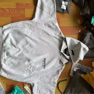 Essentials Heather Gray Sweatshirt